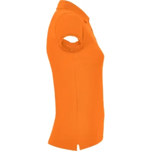 Polo Roly STAR WOMAN en naranja, vista lateral opuesta