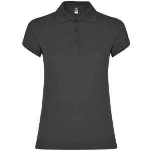 Polo Roly STAR WOMAN en plomo oscuro, vista frontal