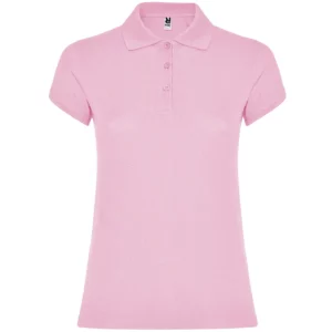 Polo Roly STAR WOMAN en rosa claro, vista frontal