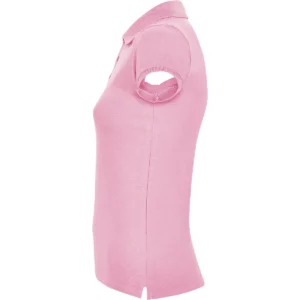 Polo Roly STAR WOMAN en rosa claro, vista lateral