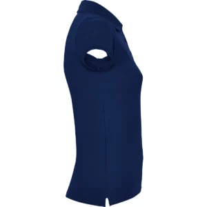 Polo Roly STAR WOMAN en azul marino, vista lateral opuesta