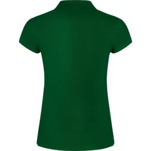 Polo Roly STAR WOMAN en verde botella, vista trasera
