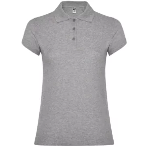 Polo Roly STAR WOMAN en gris vigoré, vista frontal