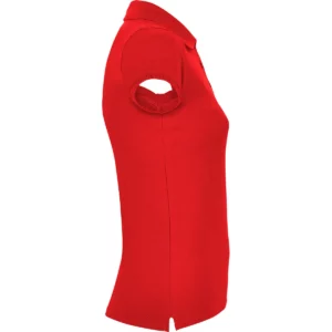 Polo Roly STAR WOMAN en rojo, vista lateral opuesta