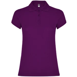 Polo Roly STAR WOMAN en púrpura, vista frontal