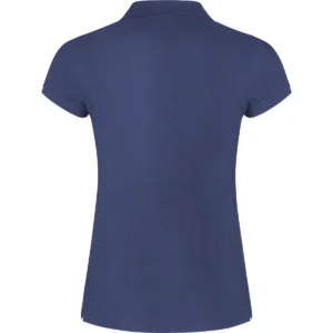 Polo Roly STAR WOMAN en azul dénim, vista trasera