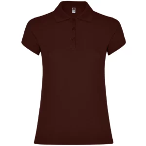 Polo Roly STAR WOMAN en chocolate, vista frontal