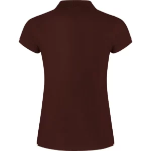 Polo Roly STAR WOMAN en chocolate, vista trasera