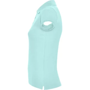 Polo Roly STAR WOMAN en verde menta, vista lateral