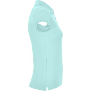 Polo Roly STAR WOMAN en verde menta, vista lateral opuesta