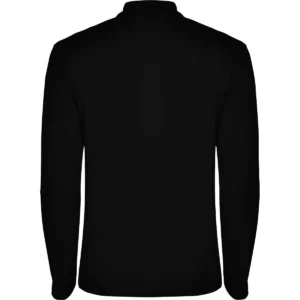 Polo Roly ESTRELLA L/S en negro de manga larga, vista trasera