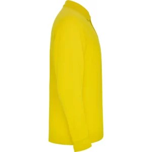 Polo Roly ESTRELLA L/S en amarillo de manga larga, vista lateral opuesta