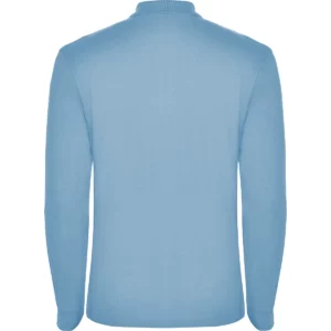 Polo Roly ESTRELLA L/S en celeste de manga larga, vista trasera