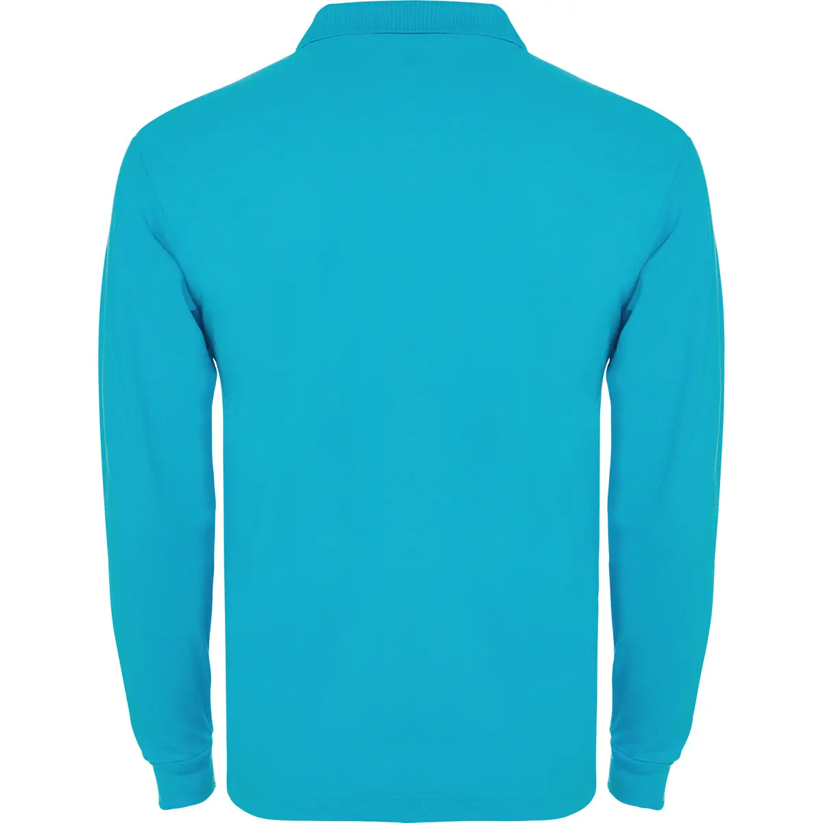 Polo piqué manga larga Roly ESTRELLA L/S 29 Polo Roly ESTRELLA L/S en turquesa de manga larga, vista trasera