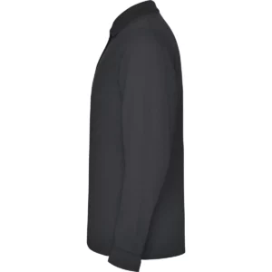 Polo Roly ESTRELLA L/S en plomo oscuro de manga larga, vista lateral