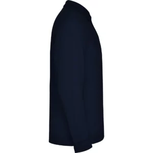 Polo Roly ESTRELLA L/S en azul marino de manga larga, vista lateral opuesta