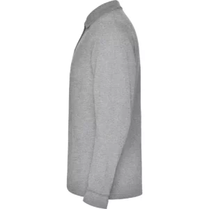 Polo Roly ESTRELLA L/S en gris vigoré de manga larga, vista lateral