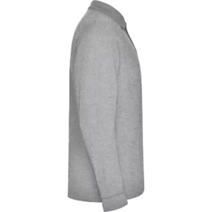 Polo Roly ESTRELLA L/S en gris vigoré de manga larga, vista lateral opuesta