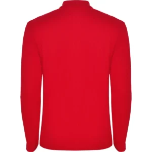 Polo Roly ESTRELLA L/S en rojo de manga larga, vista trasera