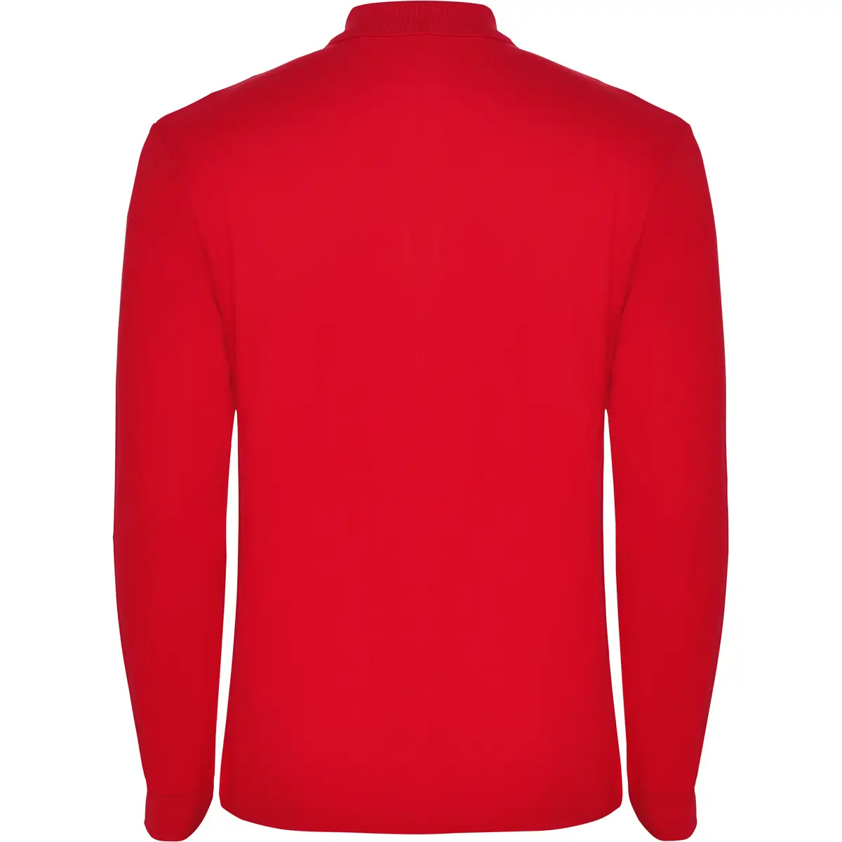 Polo piqué manga larga Roly ESTRELLA L/S 53 Polo Roly ESTRELLA L/S en rojo de manga larga, vista trasera