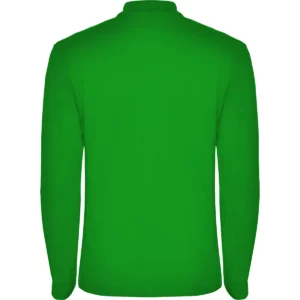Polo Roly ESTRELLA L/S en verde grass de manga larga, vista trasera