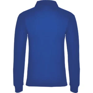 Polo Roly ESTRELLA WOMAN L/S en azul royal de manga larga, vista trasera