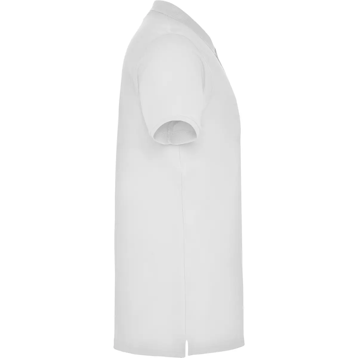Polo piqué manga corta Roly STAR 5 Polo Roly STAR en blanco, vista lateral opuesta