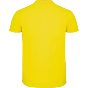 Polo Roly STAR en amarillo, vista trasera