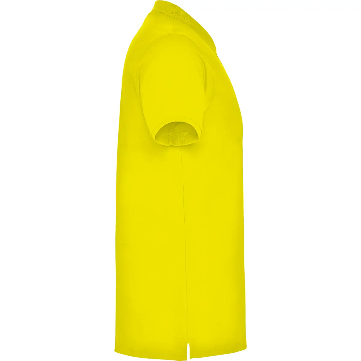 Polo piqué manga corta Roly STAR 15 Polo Roly STAR en amarillo, vista lateral opuesta