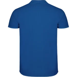 Polo Roly STAR en azul royal, vista trasera