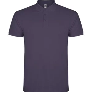 Polo Roly STAR en lila, vista frontal