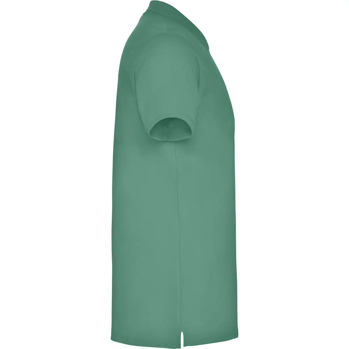 Polo piqué manga corta Roly STAR 43 Polo Roly STAR en menta oscuro, vista lateral opuesta