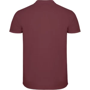 Polo Roly STAR en rojo baya, vista trasera
