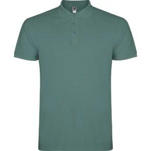 Polo Roly STAR en azul calma, vista frontal