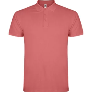 Polo Roly STAR en rojo crisantemo, vista frontal
