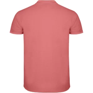 Polo Roly STAR en rojo crisantemo, vista trasera