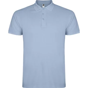 Polo Roly STAR en azul zen, vista frontal