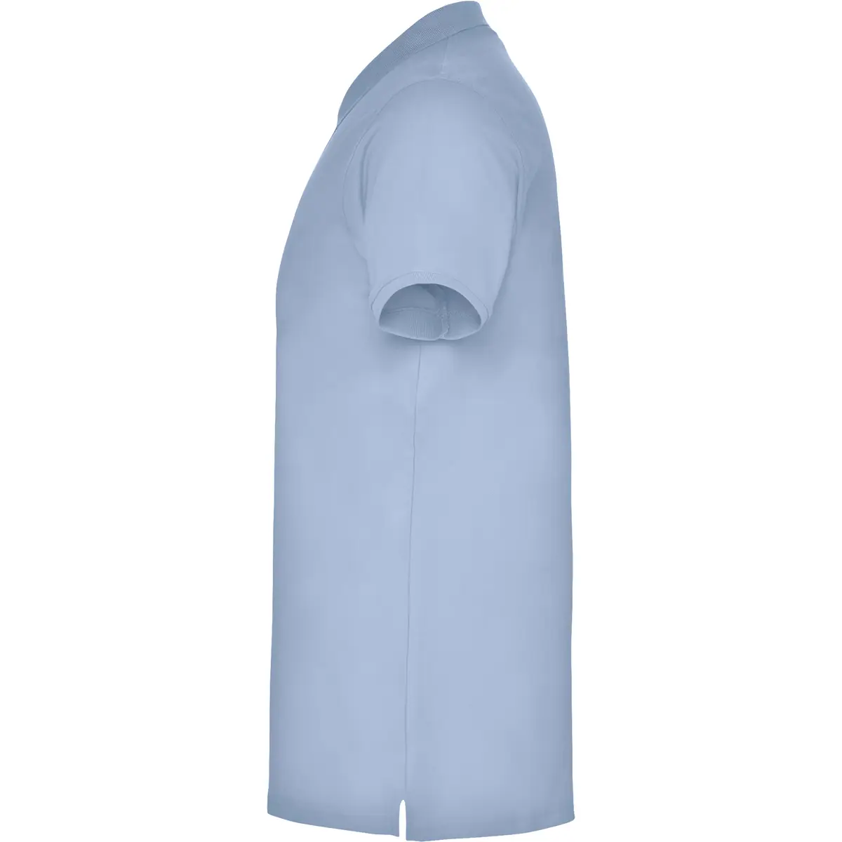 Polo piqué manga corta Roly STAR 74 Polo Roly STAR en azul zen, vista lateral