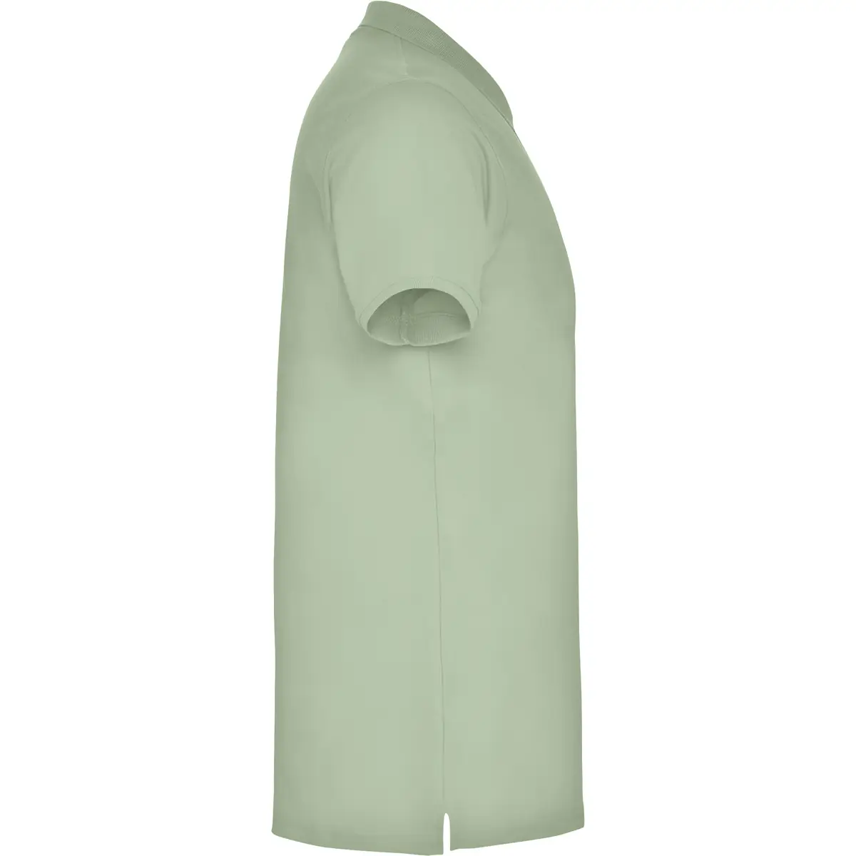 Polo piqué manga corta Roly STAR 79 Polo Roly STAR en verde mist, vista lateral opuesta