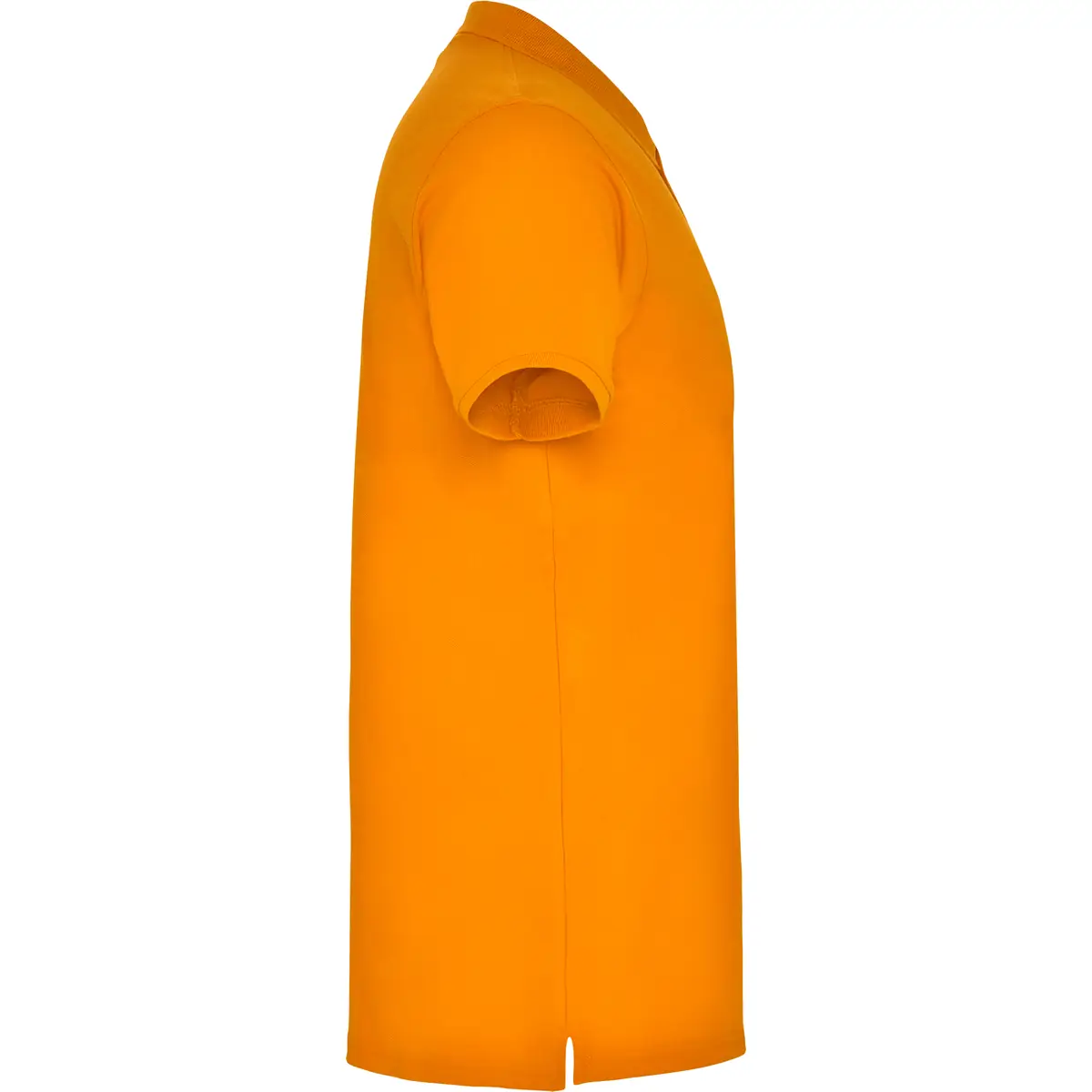 Polo piqué manga corta Roly STAR 87 Polo Roly STAR en naranja, vista lateral opuesta