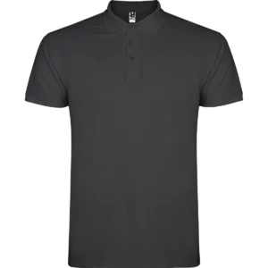 Polo Roly STAR en plomo oscuro, vista frontal