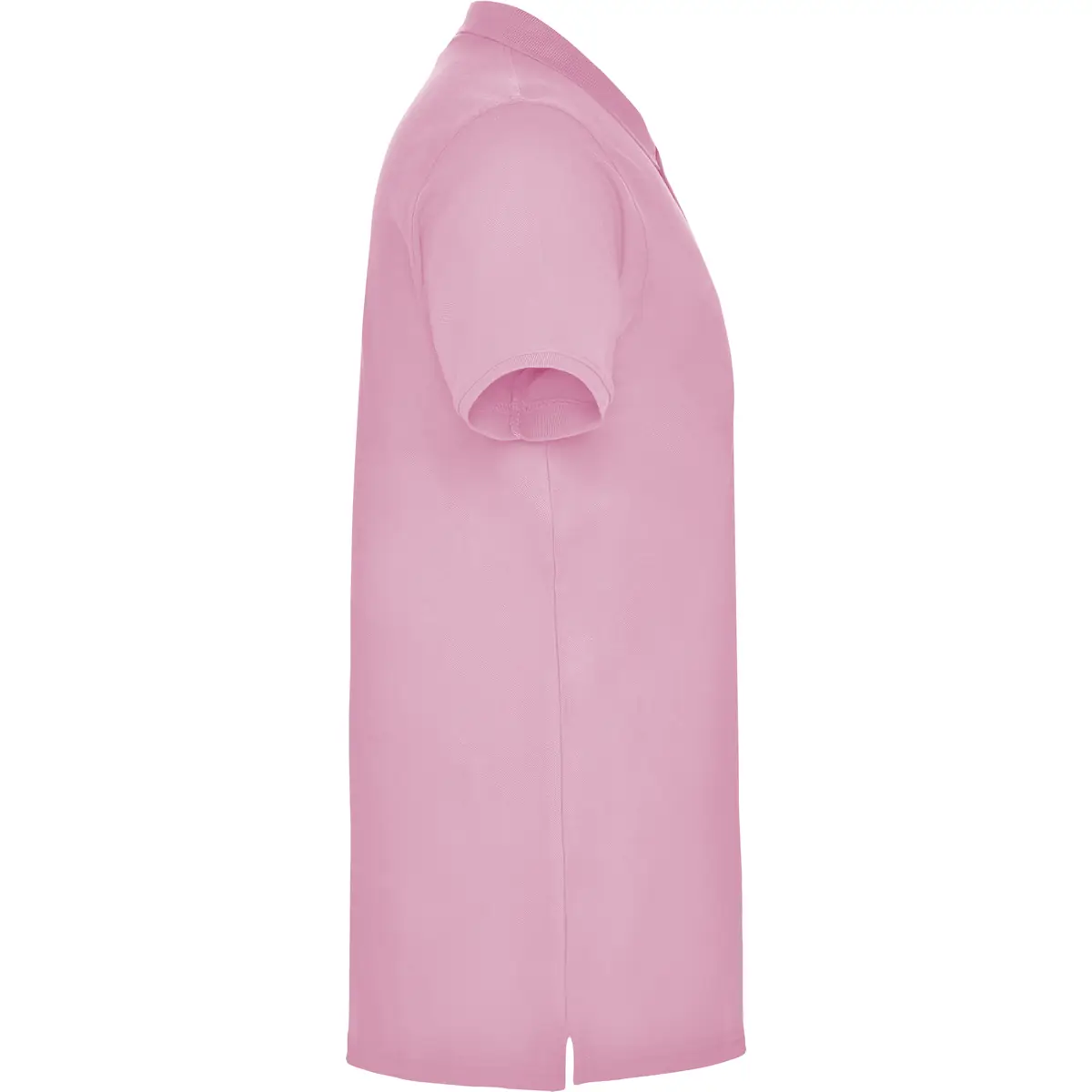 Polo piqué manga corta Roly STAR 95 Polo Roly STAR en rosa claro, vista lateral opuesta