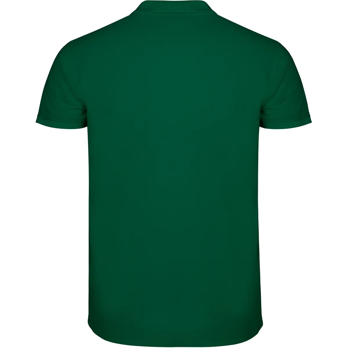 Polo piqué manga corta Roly STAR 104 Polo Roly STAR en verde botella, vista trasera