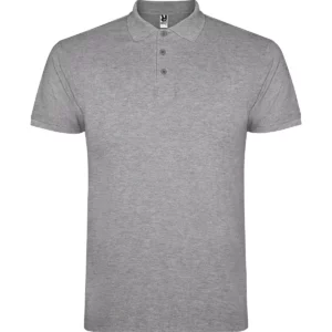 Polo Roly STAR en gris vigoré, vista frontal