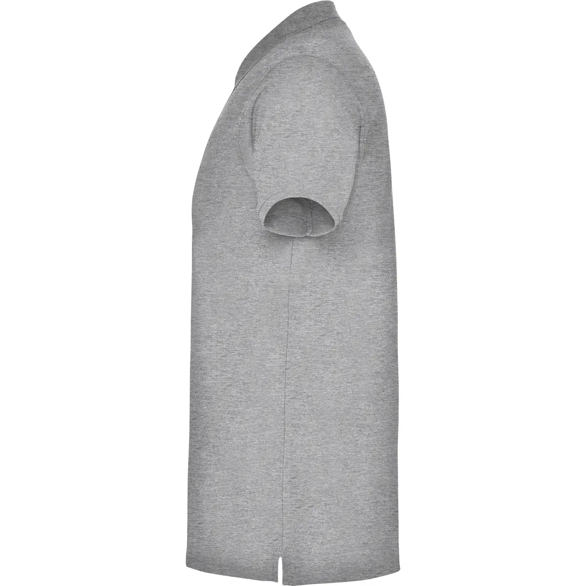 Polo piqué manga corta Roly STAR 110 Polo Roly STAR en gris vigoré, vista lateral