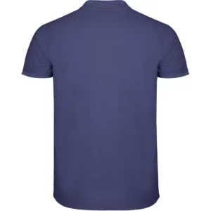 Polo Roly STAR en azul dénim, vista trasera