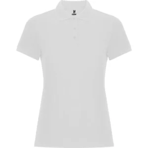 Polo Roly PEGASO WOMAN PREMIUM en blanco, vista frontal