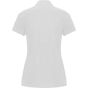 Polo Roly PEGASO WOMAN PREMIUM en blanco, vista trasera