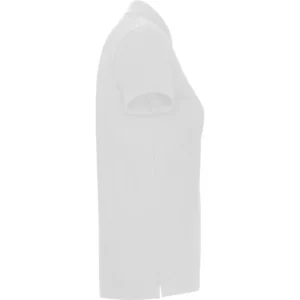 Polo Roly PEGASO WOMAN PREMIUM en blanco, vista lateral opuesta