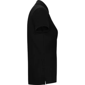 Polo Roly PEGASO WOMAN PREMIUM en negro, vista lateral opuesta